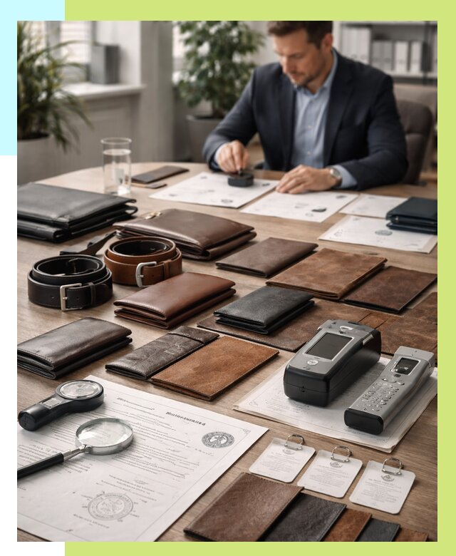 Сертификация кожаных изделий в Лиски от 13129 р. | Алешин-Лск