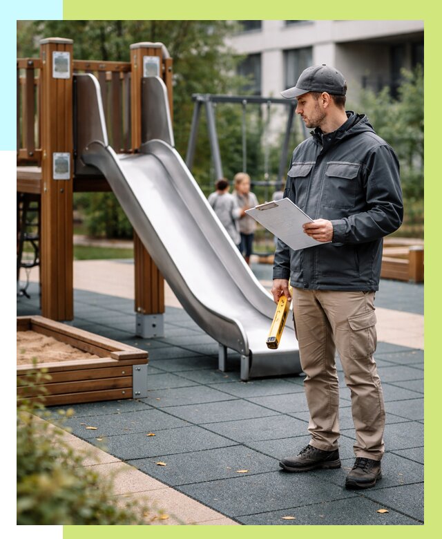 Сертификация детских площадок в Лиски от 27353 р. | Алешин-Лск