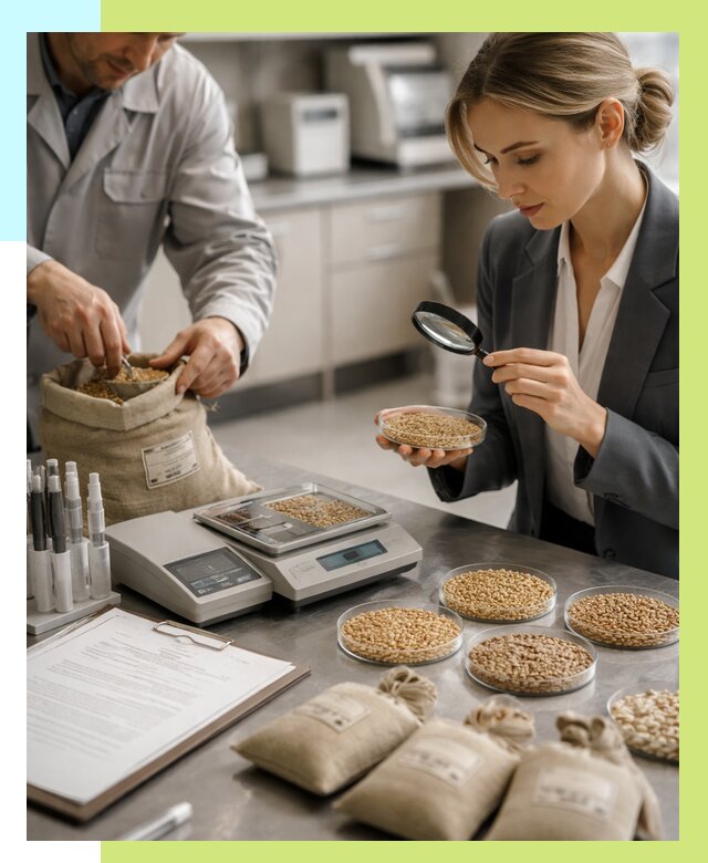 Сертификация зерна в Лиски по цене от 16412 р. | Алешин-Лск