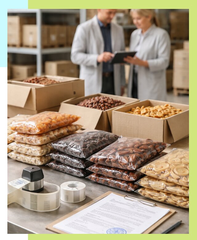 Сертификация сухофруктов в Лиски от 13129 р. | Алешин-Лск под ключ