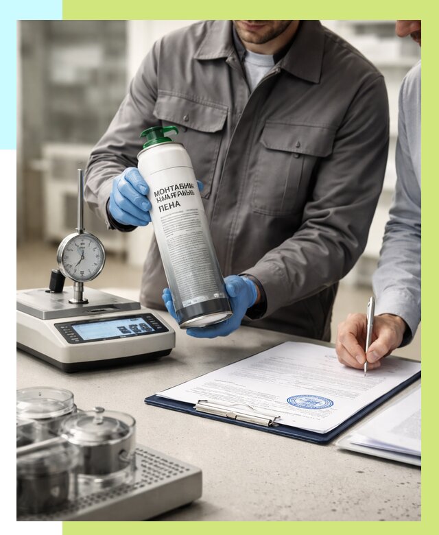 Сертификация монтажной пены в Лиски от 16412 р. | Алешин-Лск