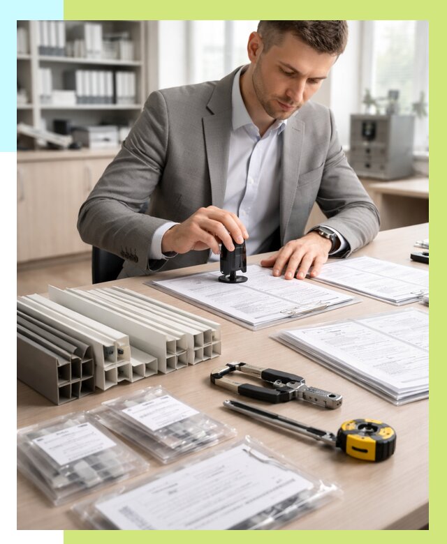 Сертификация ПВХ продукции в Лиски от 9300 р., Алешин-Лск