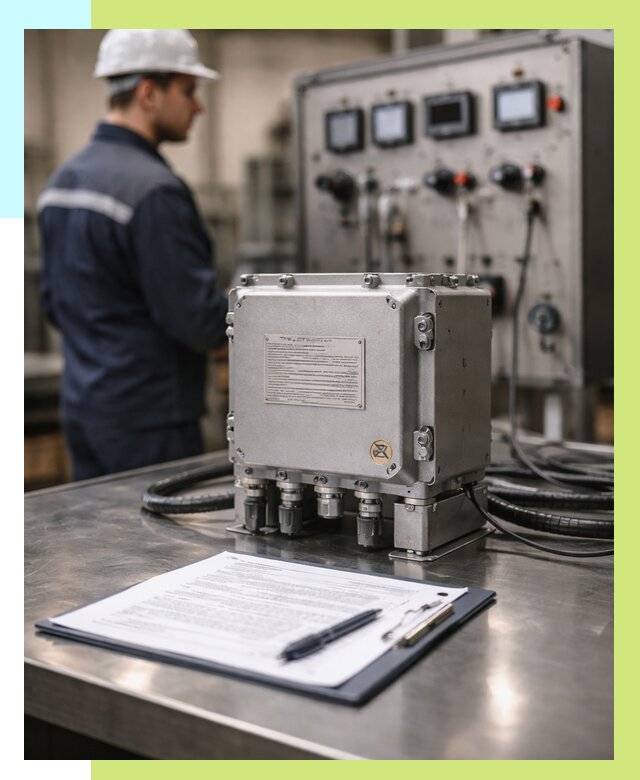 Сертификация взрывозащищенного оборудования в Лиски от 38294 р. | Алешин-Лск