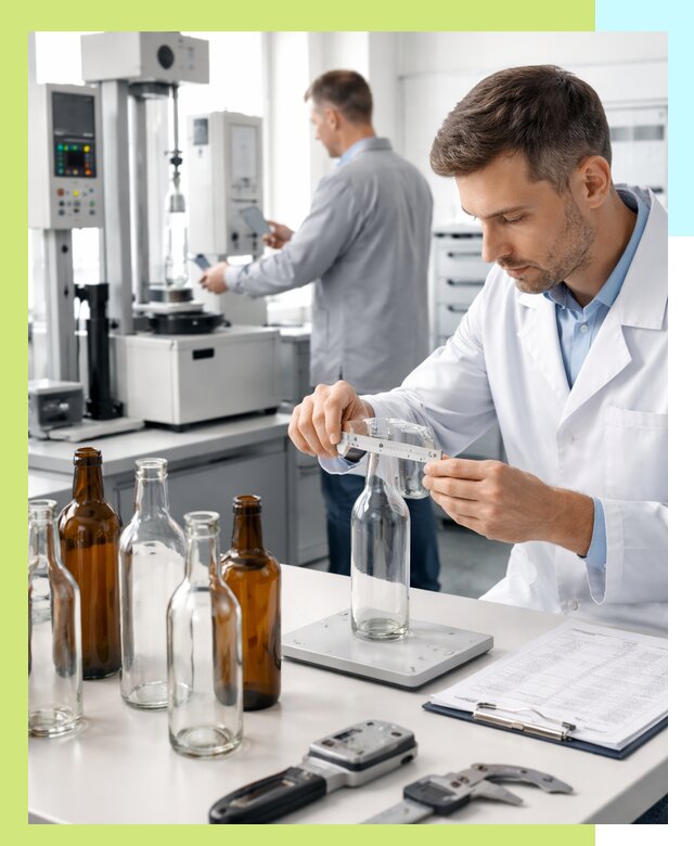 Сертификация стеклянных бутылок и сопутствующей упаковки в Лиски