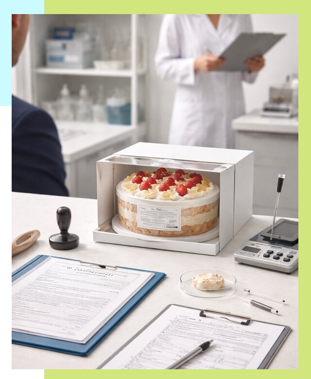 Сертификация тортов в Лиски от 9847 р. заказать | Алешин-Лск