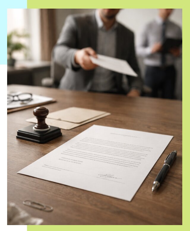 Отказное письмо по сертификации в Лиски от 3829 р. | Алешин-Лск