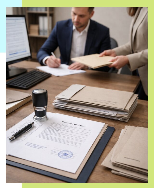 Отказное письмо для таможни в Лиски от 3282 р, Алешин-Лск