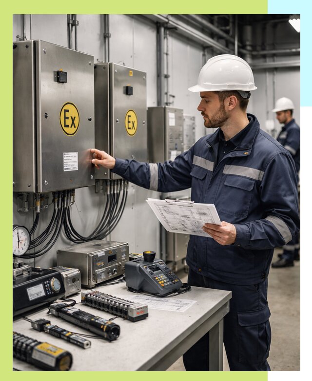 Сертификат взрывозащиты промышленного оборудования в Лиски