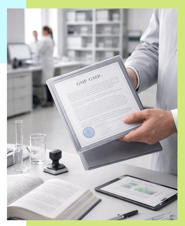 Сертификат GMP в Лиски под ключ от 92999 р. | Алешин-Лск