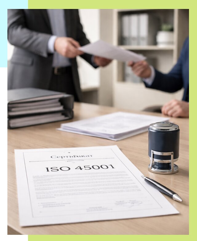 Сертификат ISO 45001 в Лиски под ключ от 49235 р. | Алешин-Лск