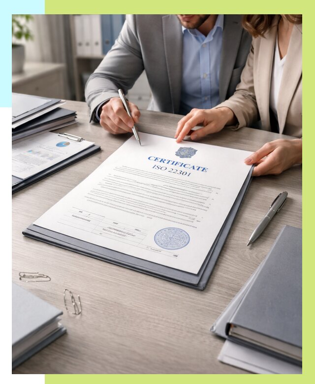 Сертификат ISO 22301 в Лиски от 49235 р. | Алешин-Лск срочно