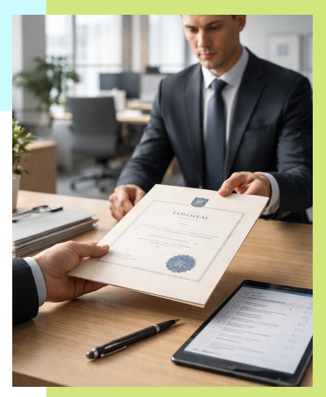 Сертификат ISO 30301 в Лиски от 38294 р. | Алешин-Лск - под ключ