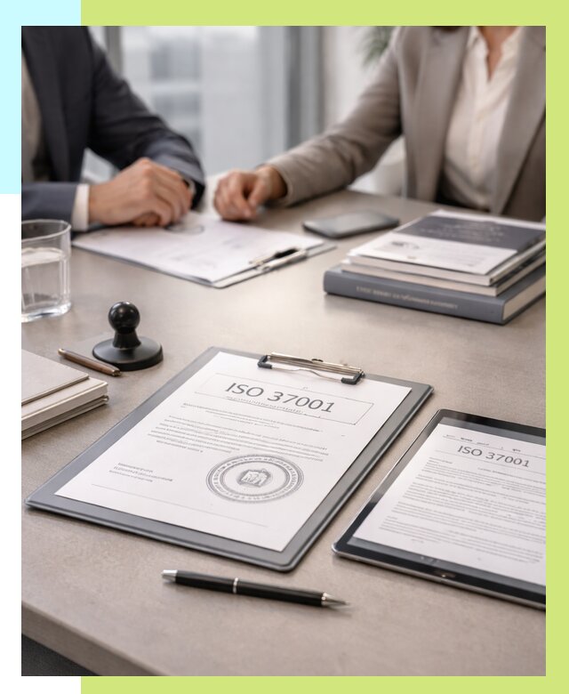 Сертификат ISO 37001 в Лиски оформить от 131292 р. Алешин-Лск