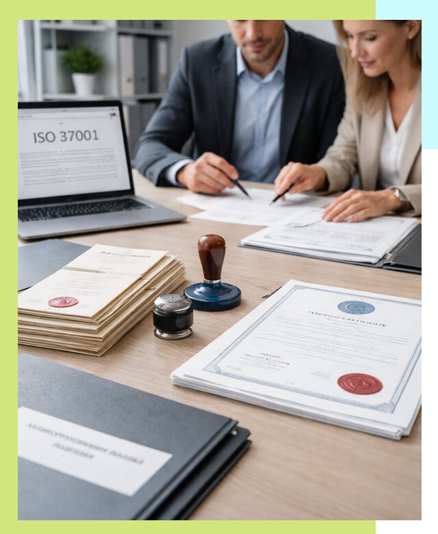 Получение сертификата ISO 37001 по системе борьбы с коррупцией в Лиски